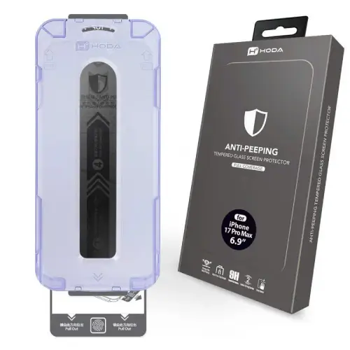 Kính Cường Lực HODA 2.5D Chống Nhìn Trộm iPhone 17 Pro Max