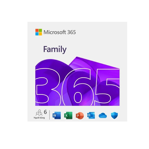 Phần mềm M365 Family Subscr PK Lic 1YR Online APAC EM ESD